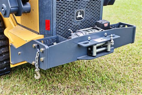 cat skid steer winch|skid steer logging winch.